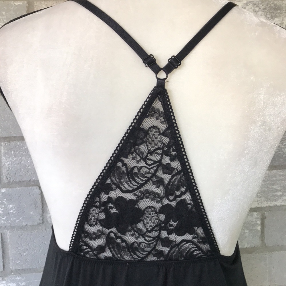 Línea Donatella black nightie size M (8-10) - Picture 6 of 8